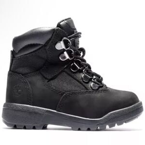 Boys timberland field boots all black